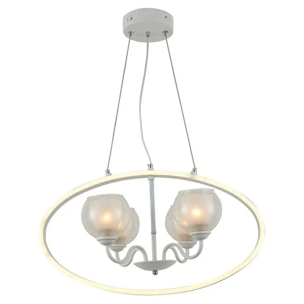 Люстра HIPER Marchena H806-4, 4 х 60 Вт, белый