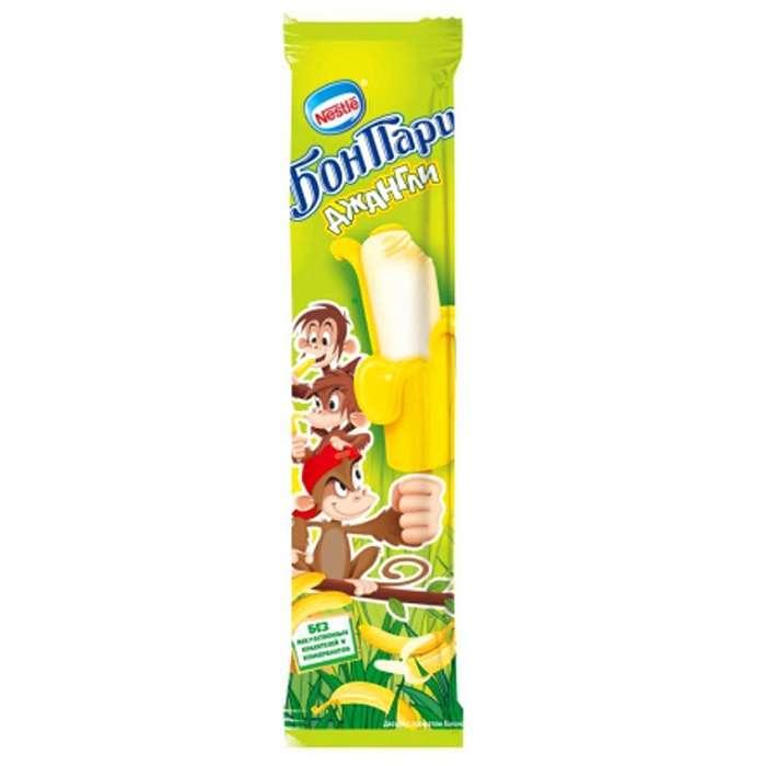 Мороженое эскимо Бон Пари джангли nestle 45 гр., флоу-пак