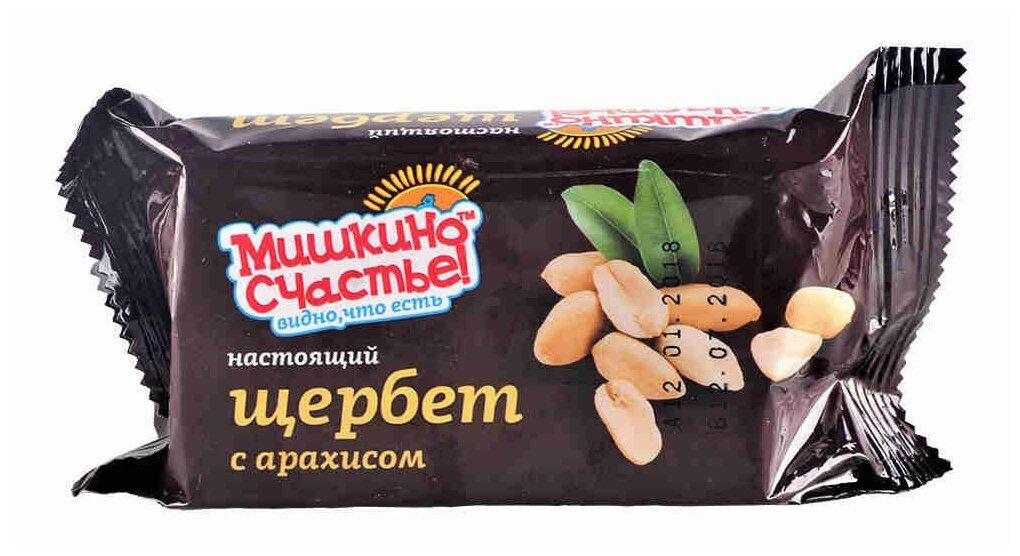 Щербет Мишкино счастье с арахисом 250 гр., флоу-пак