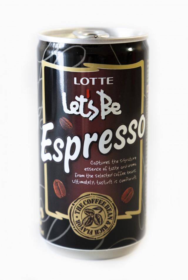 Напиток кофейный Lotte Lets Be эспрессо 175 мл., ж/б