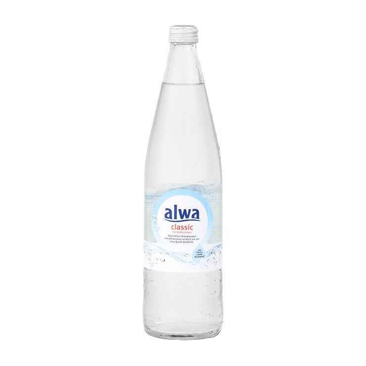 Вода газированная Alwa Классик 750 мл., стекло
