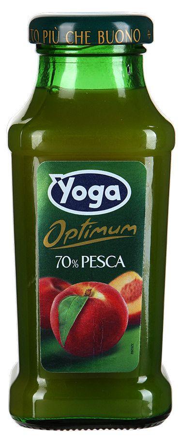 Нектар Yoga персиковый c добавлением сахара 200 мл., стекло