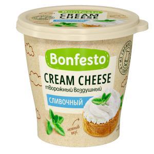 Сыр Bonfesto Cream Cheese творожный воздушный сливочный 65% 125 гр., ПЭТ