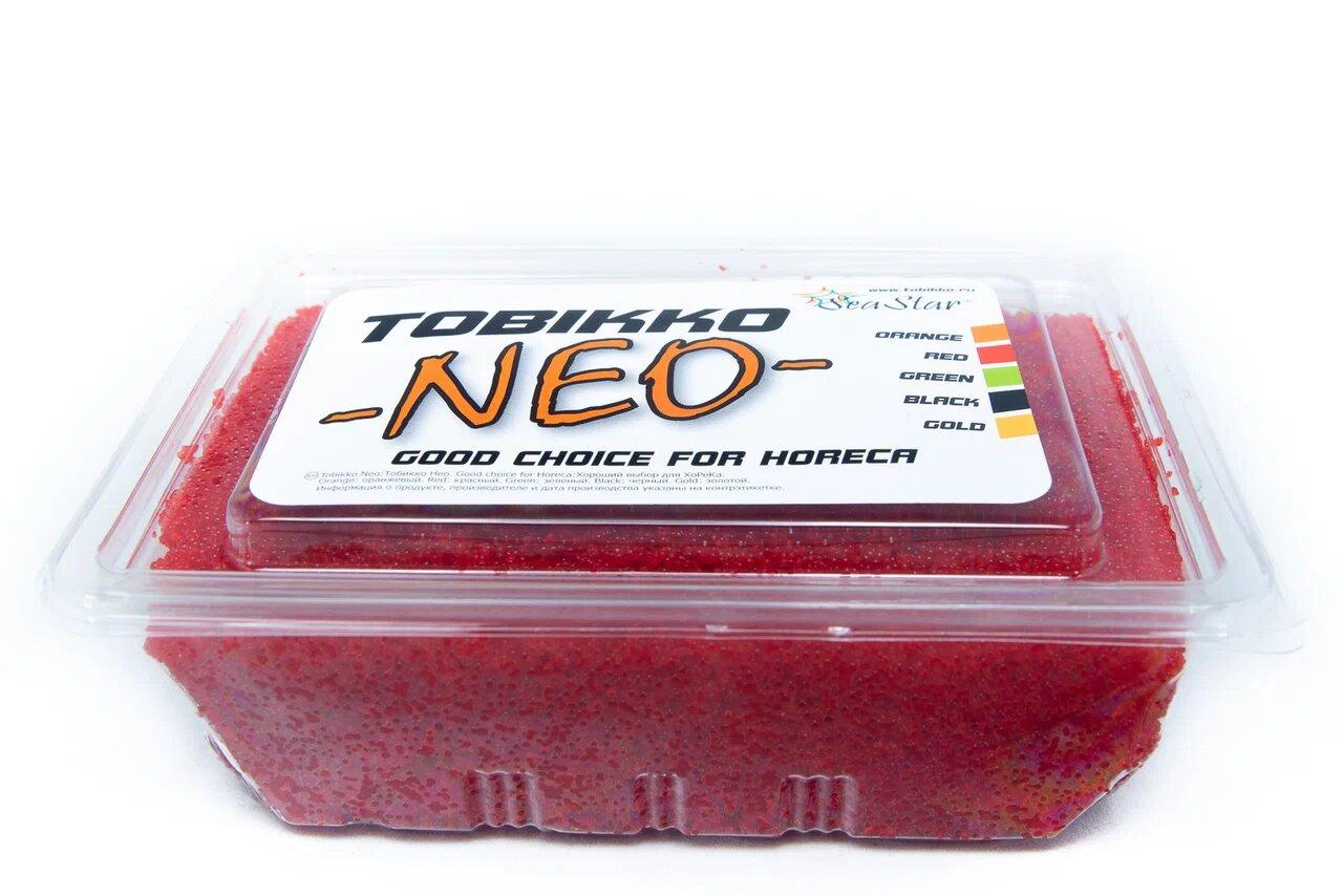 Икра Sea Star тобико нео красная 500 гр., пластиковая упаковка