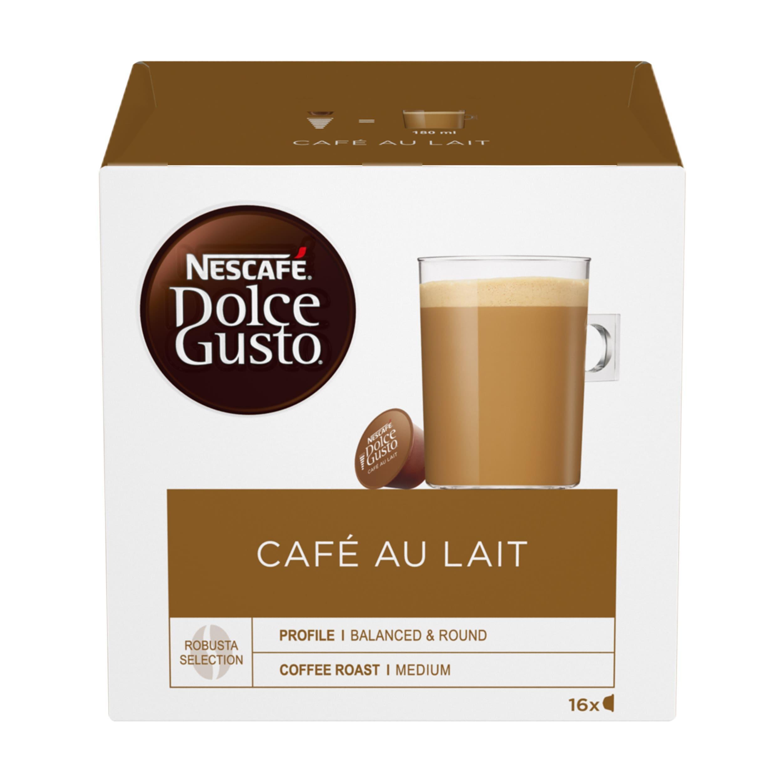 Кофе Nescafe Dolce Gusto Cafe Au Lait в капсулах 160 гр., картон