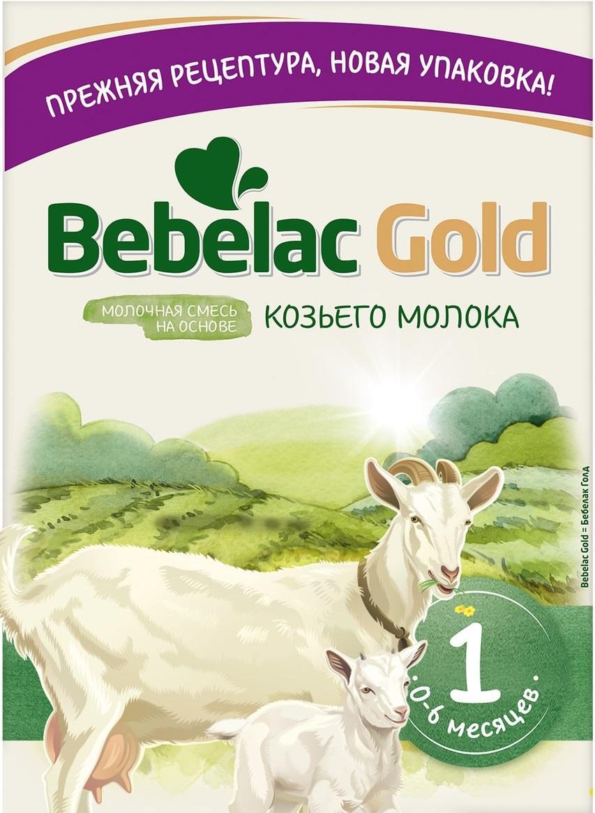 Смесь молочная Bebelac Gold 1 на основе козьего молока с 0 мес. 350 гр., картон