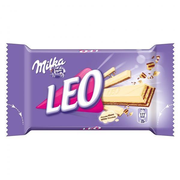 Вафли Milka Leo белый шоколад 33,3 гр., флоу-пак