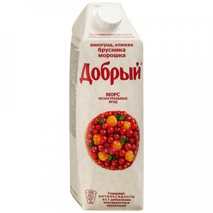 Морс Добрый морошка 970 мл., тетра-пак