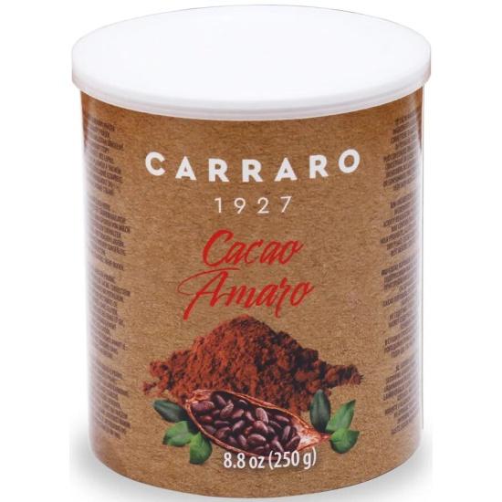 Какао Carraro Amaro 250 гр., ж/б