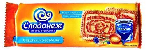 Печенье Сладонеж сгущенкино раздолье 175 гр., флоу-пак