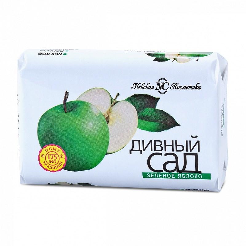 Мыло Дивный Сад Зеленое яблоко 90 гр., бумага