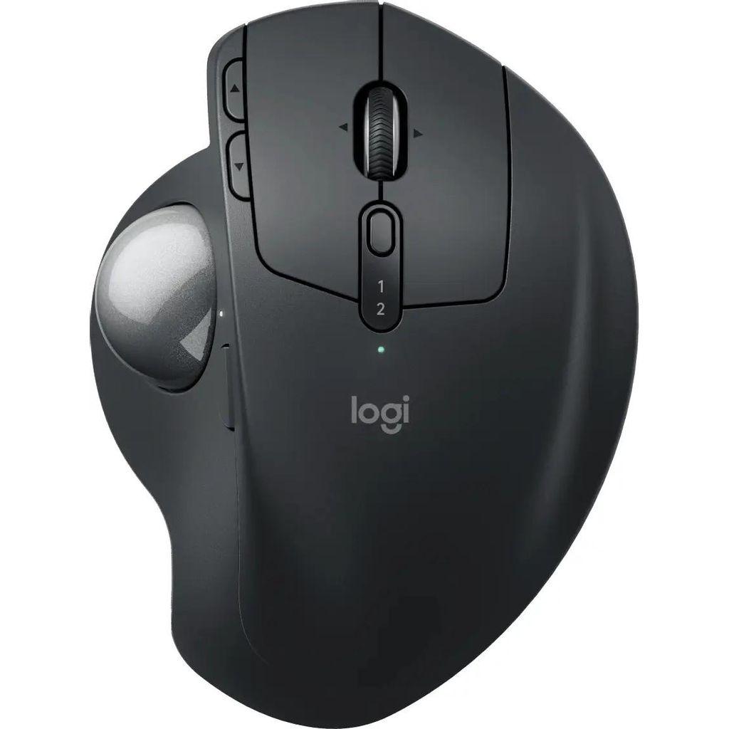 Трекбол беспроводная Logitech Trackball MX Ergo S, Bluetooth/Радио, оптическая, USB, 2048dpi, графитовый [910-007261]