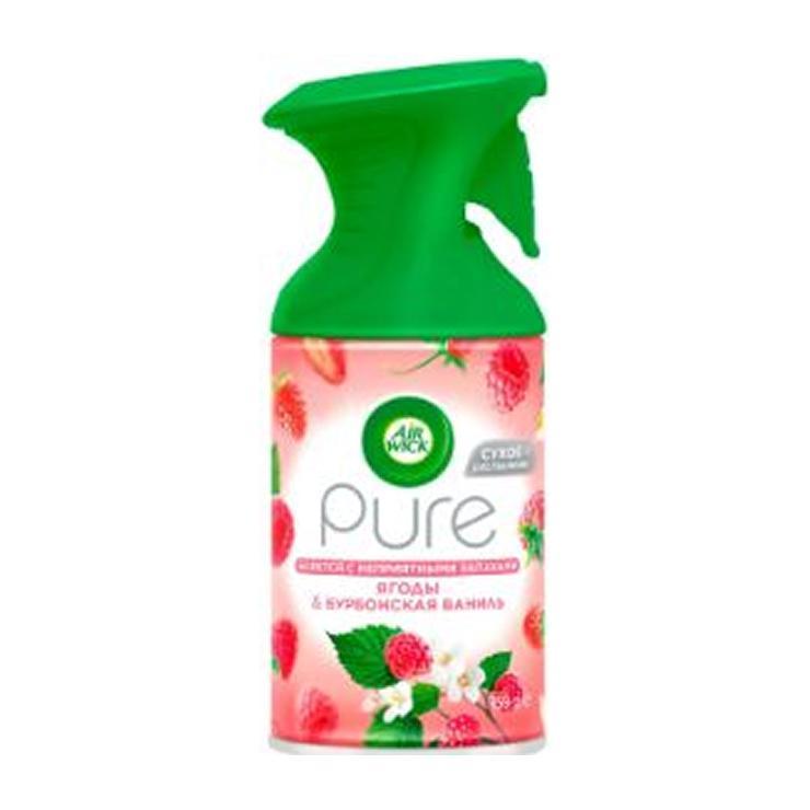 Освежитель воздуха Air Wick pure ягоды бурбонская ваниль 250 мл., спрей