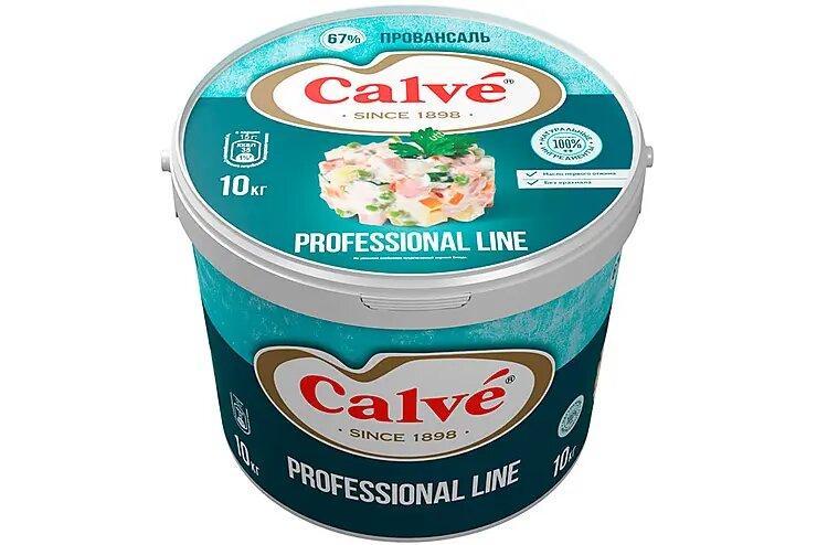Майонез Calve провансаль 67% 10 кг., пластиковая упаковка