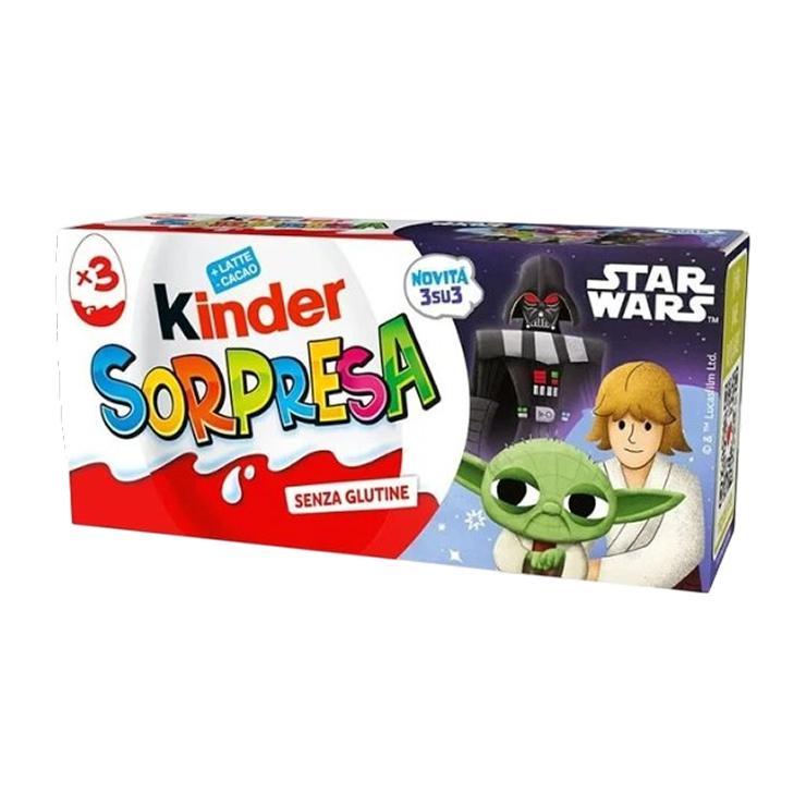 Яйцо шоколадное Kinder Сюрприз Звездные войны с игрушкой внутри 60 гр., картон