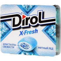 Жевательная резинка Dirol X-Fresh мятный лед перечная мята 18 гр., картон