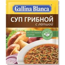 Суп Gallina Blanca Грибной с лапшой 52 гр., саше