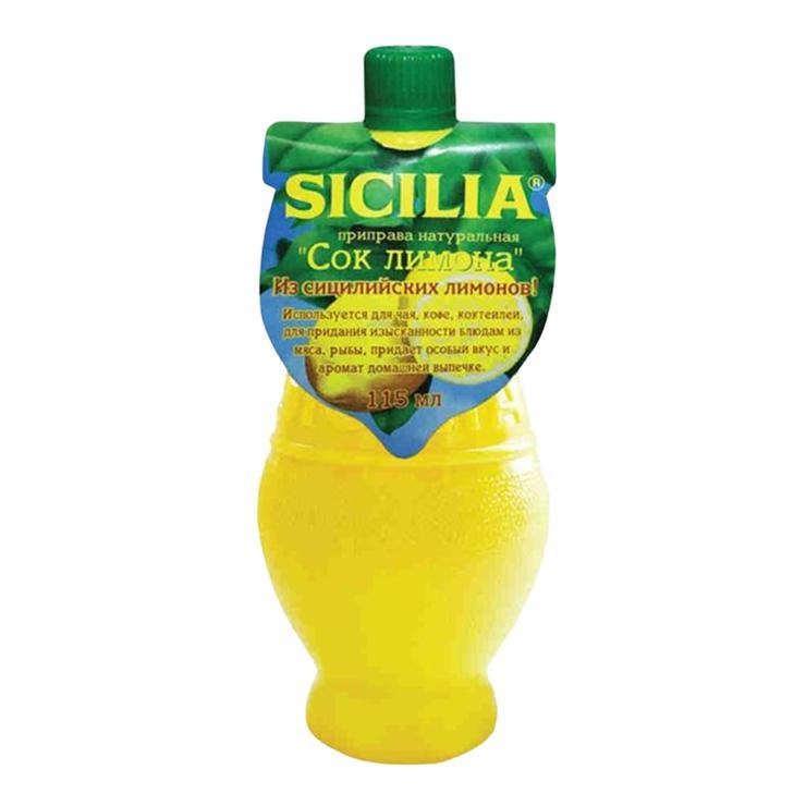 Приправа Sicilia натуральная сок лимона 115 мл., ПЭТ