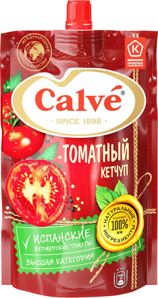 Кетчуп Calve Томатный, 350 гр., дой-пак с дозатором