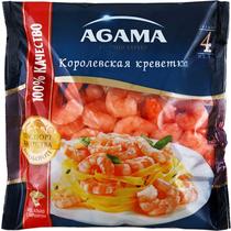 Креветки Agama королевскые очищенные для пасты 300 гр., флоу-пак