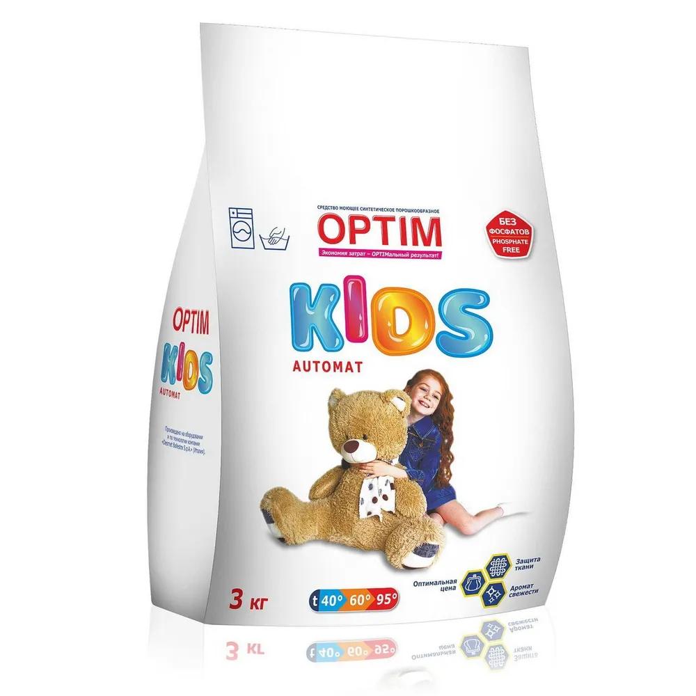 Стиральный порошок детский Barhim optim kids автомат 3 кг., флоу-пак