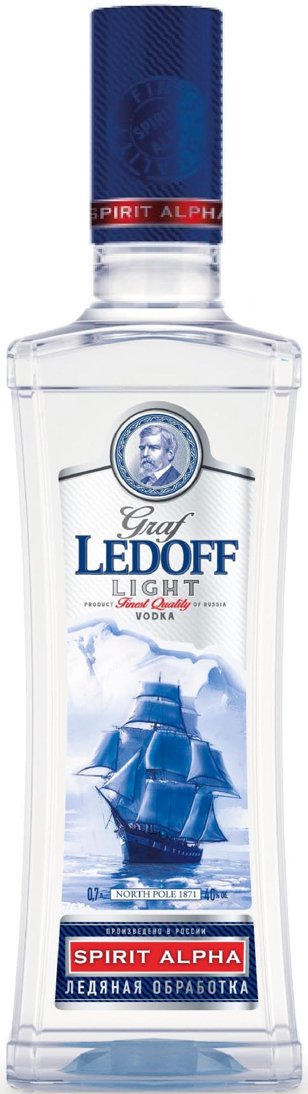 Водка Light, Graf Ledoff, 500 мл., стекло