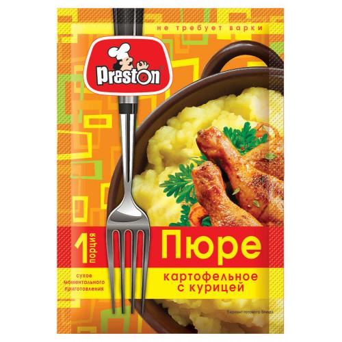 Пюре Pr.Preston картофельное с курицей 34 гр., саше