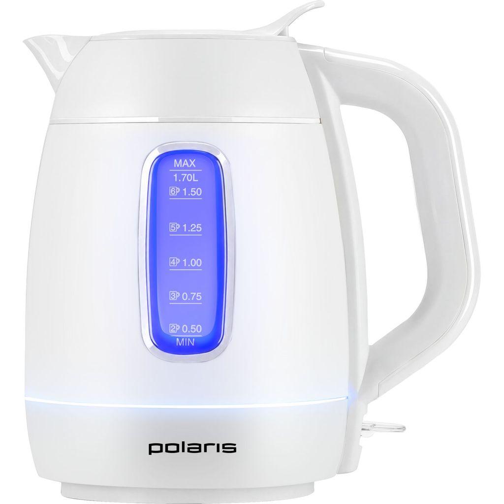 Чайник электрический Polaris PWK 0723DDW, 1.7л, пластик