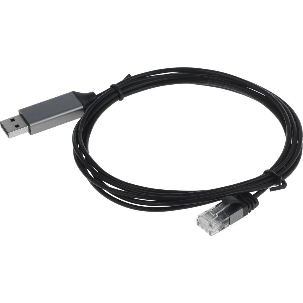 Кабель Buro BU-USB-A-LAN100-2m, USB 2.0 A(m) (прямой) - RJ-45 (m) (прямой), GOLD , 2м, пакет