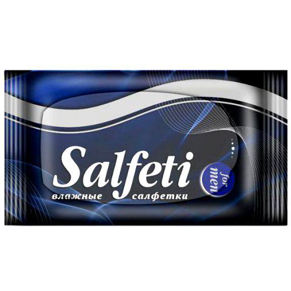 Влажные салфетки 10 шт, цвет белый Diva Salfeti Мan Флоу-пак