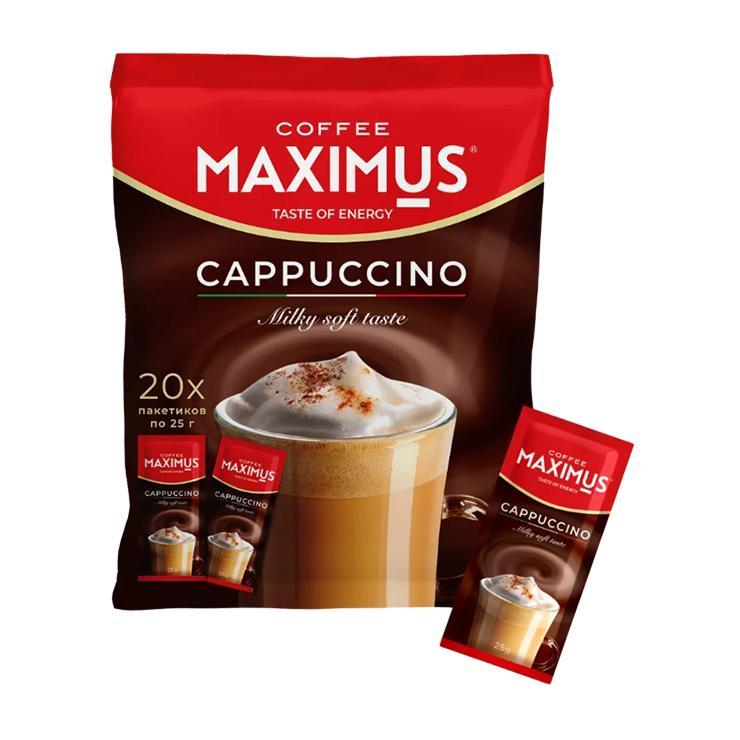 Напиток кофейный растворимый Maximus Капучино 25 гр., саше