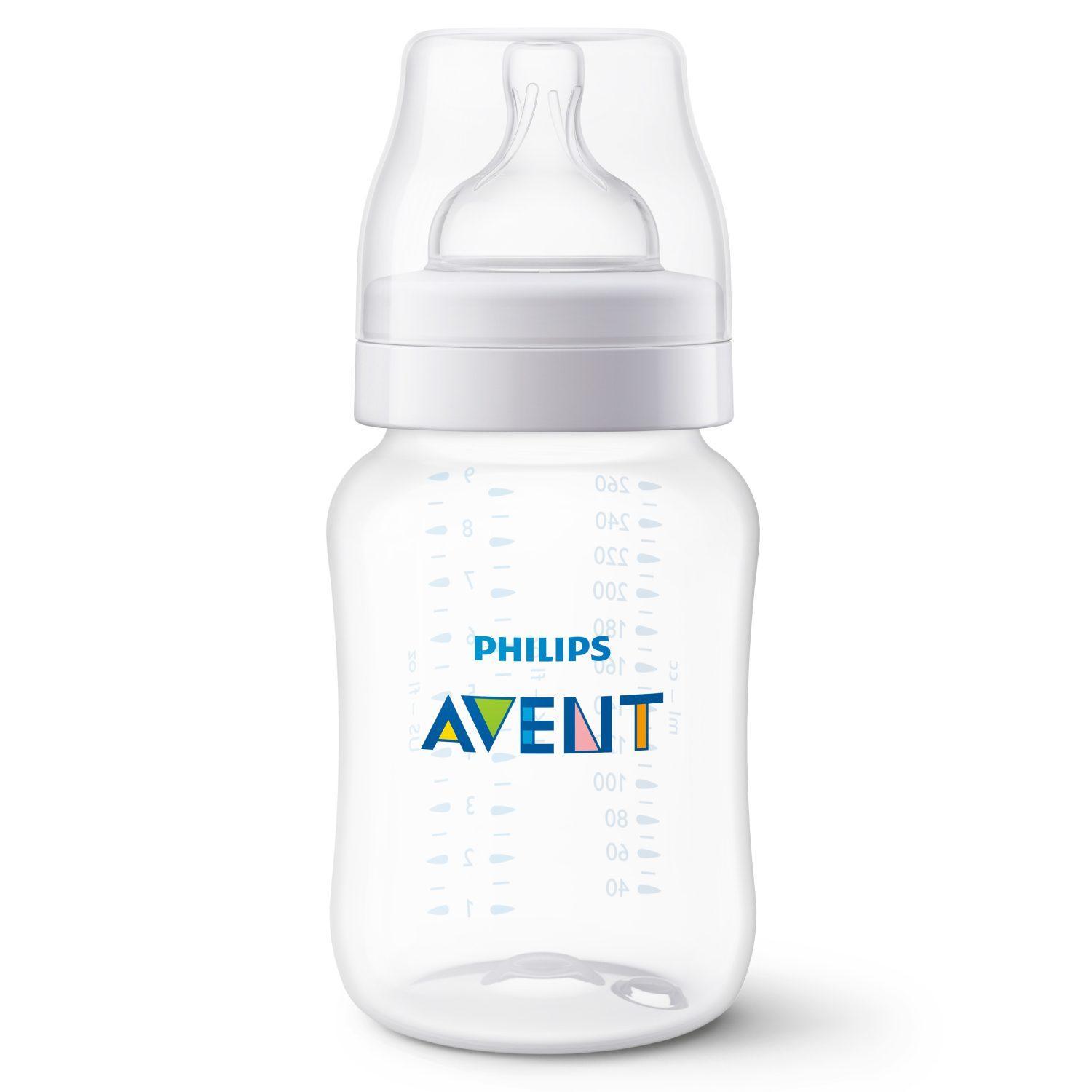 Бутылочка для кормления Philips Avent Anti-colic SCY103/01, 260 мл, 1 шт, 1 мес.+, картон