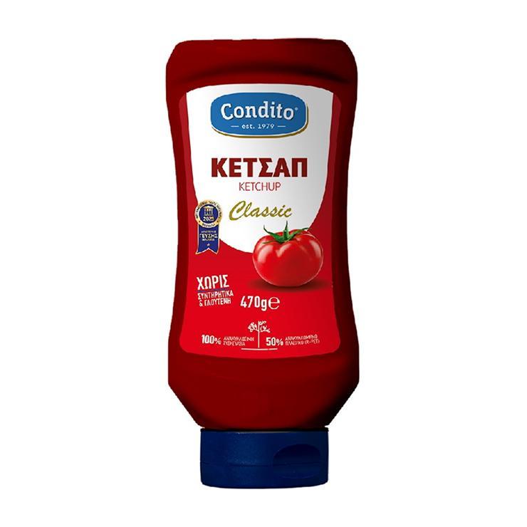 Кетчуп Condito томатный классический 470 гр., ПЭТ