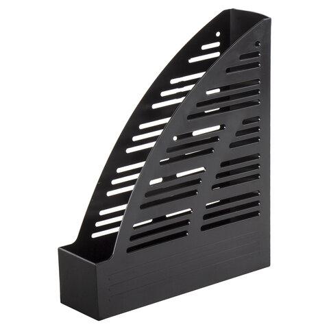 Лоток для бумаг Brauberg Standard вертикальный, 245х70х295 мм., черный
