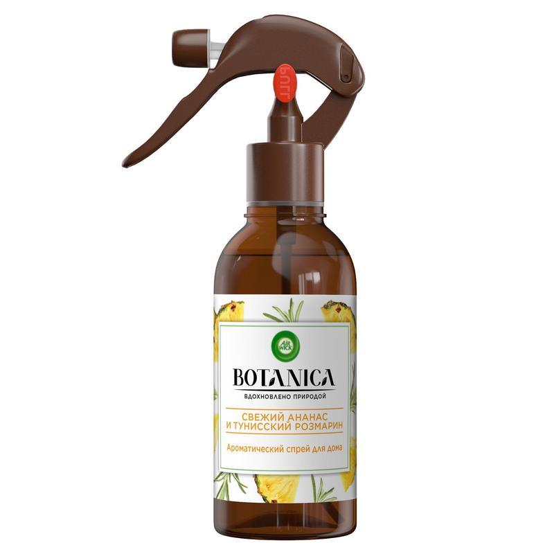 Спрей ароматический для дома, Air Wick Botanica Свежий ананас и тунисский розмарин, 236 мл., пластиковый флакон с дозатором