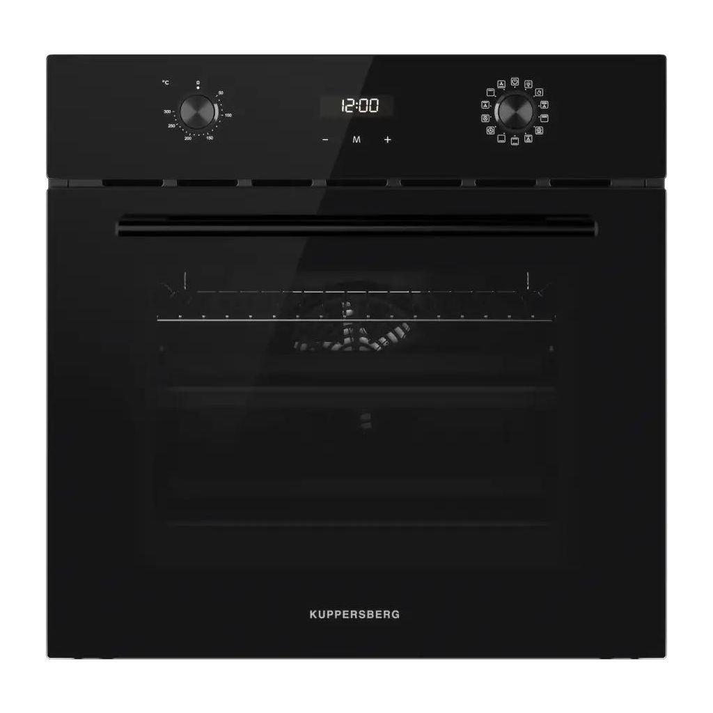 Духовой шкаф электрический KUPPERSBERG High-Tech HO 677 B, 70л, дверца с 2 стеклами, черный
