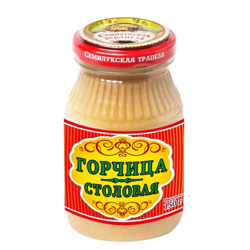 Горчица Семилукская Трапеза столовая 150 гр., стекло