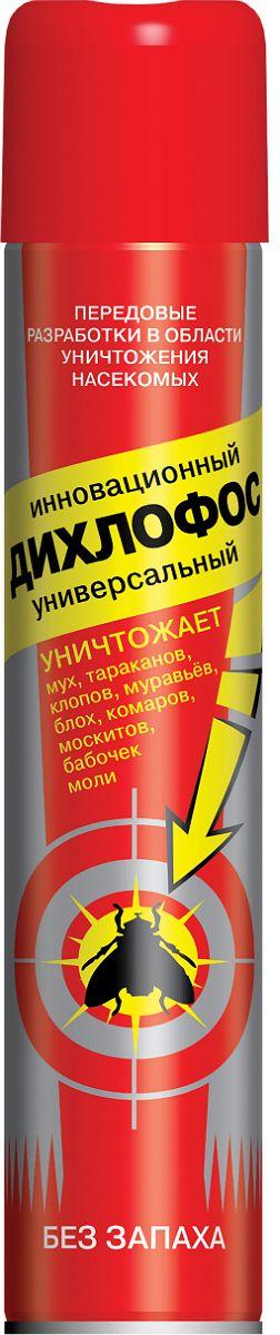 Аэрозоль Дихлофос Инновационный от летающих и ползающих насекомых