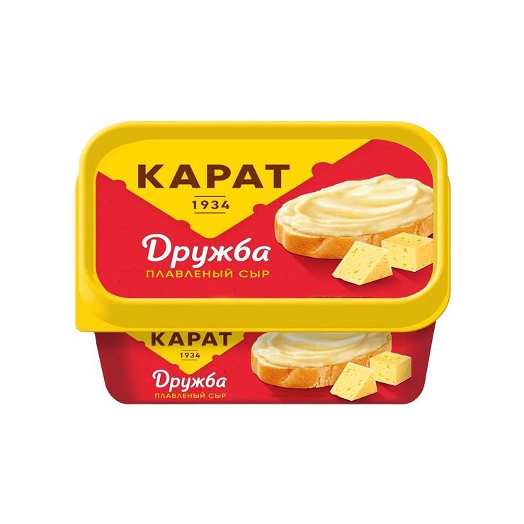 Сыр Карат Дружба плавленый 45% 400 гр., пластик