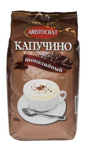 Капучино шоколадный Aristocrat, 300 гр., флоу-пак