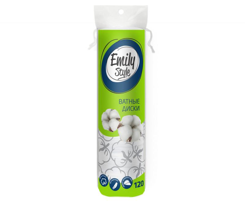 Ватные диски Emily Style 120 шт., флоу-пак
