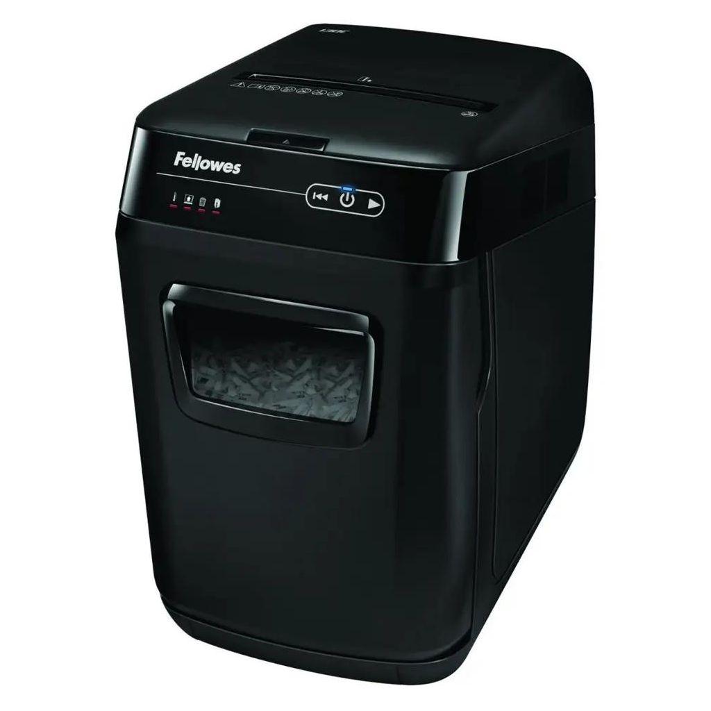 Уничтожитель бумаг Fellowes AutoMax 200C, с автоподачей, P-4, 4х36 мм, 200 лист. одновременно, 32л [fs-46536]