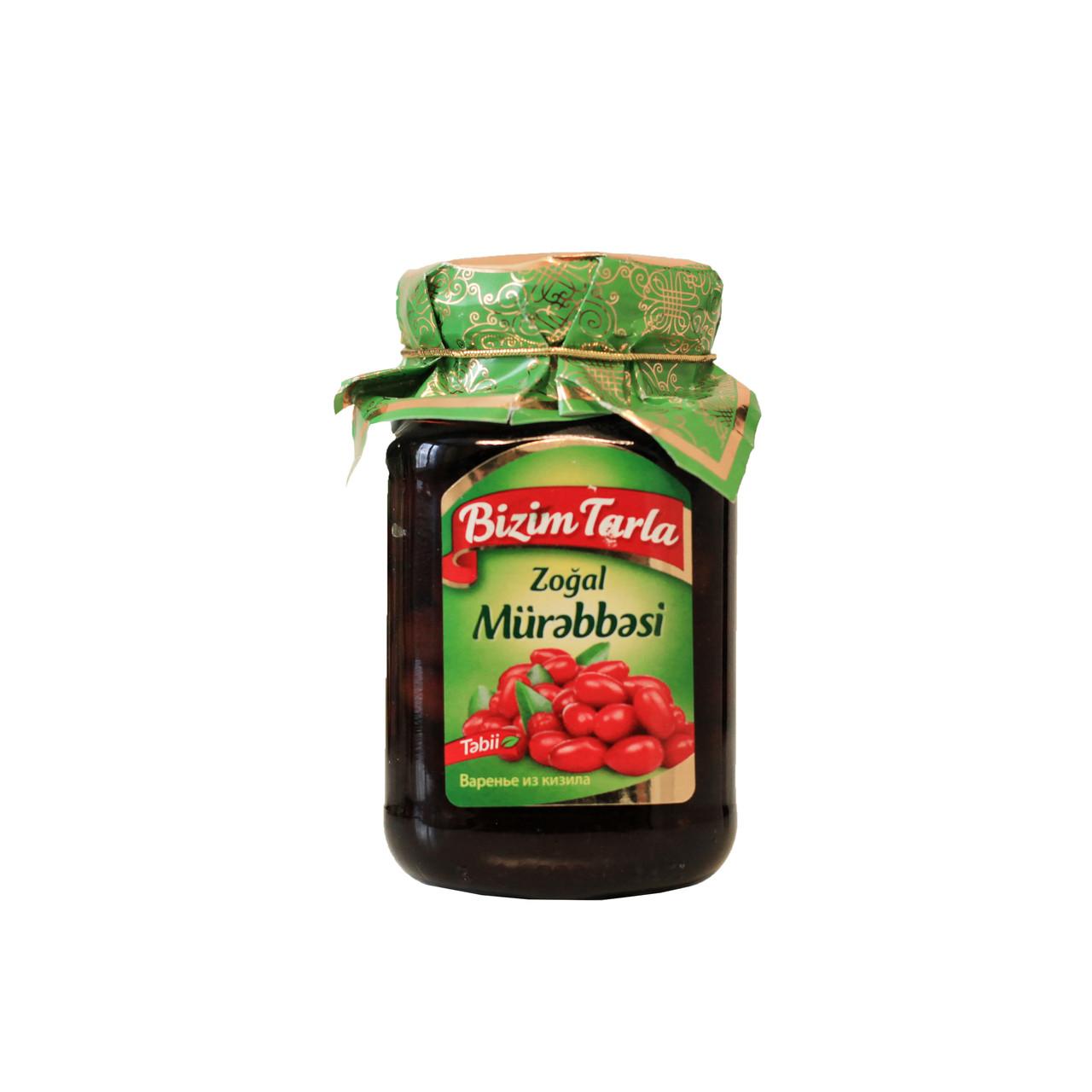 Варенье Bizim Tarla из кизила 400 гр., стекло