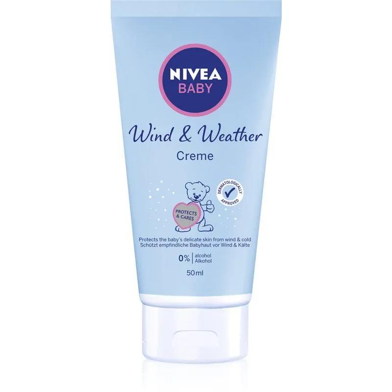 Детский крем Nivea Baby для защиты от ветра и непогоды от обветривания, 50 мл., туба