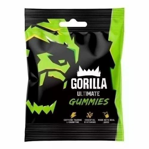 Мармелад жевательный Gorilla Ultimate Gummies со вкусои энергетика 60 гр., флоу-пак