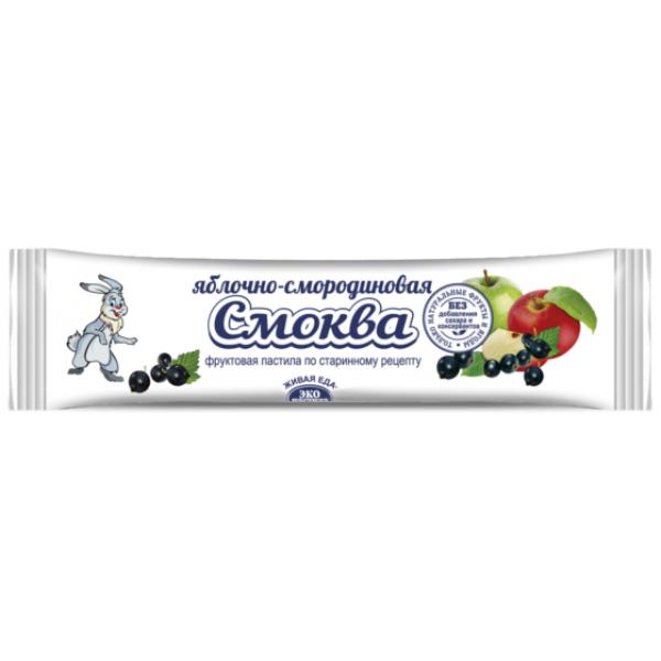 Детская смоква Яблочно-смородиновая, Экопастила, 15 гр., флоу-пак