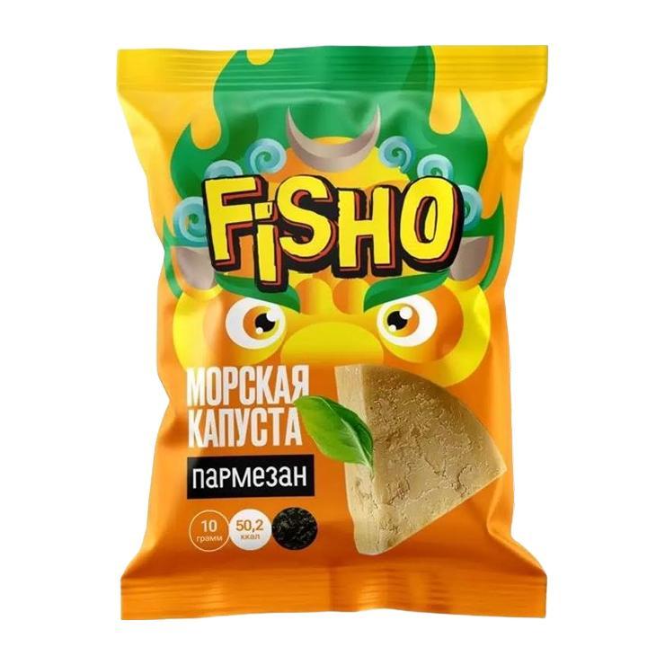 Капуста морская Fisho Пармезан хрустящие 10 гр., флоу-пак