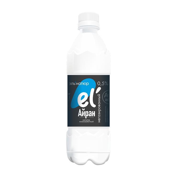 Айран Эль Натюр негазированный 0,5% 1 л., ПЭТ