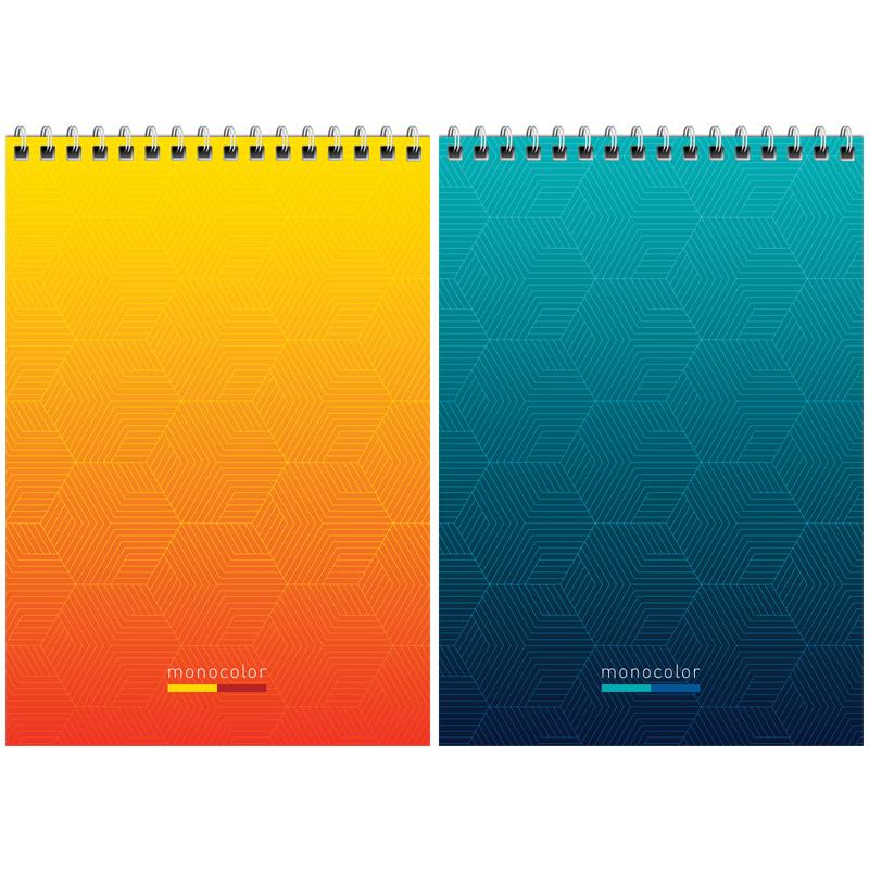 Блокнот ArtSpace Simple modern Моноколор А5 60 л. на гребне твердая подложка