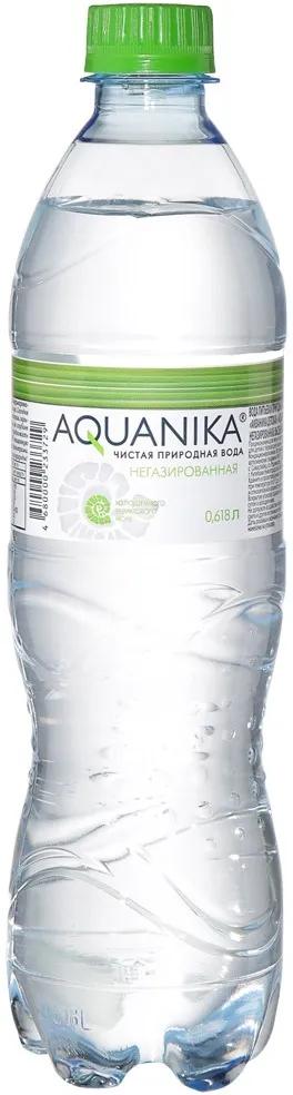 Вода негазированная Aquanika природная артезианская 600 мл., ПЭТ